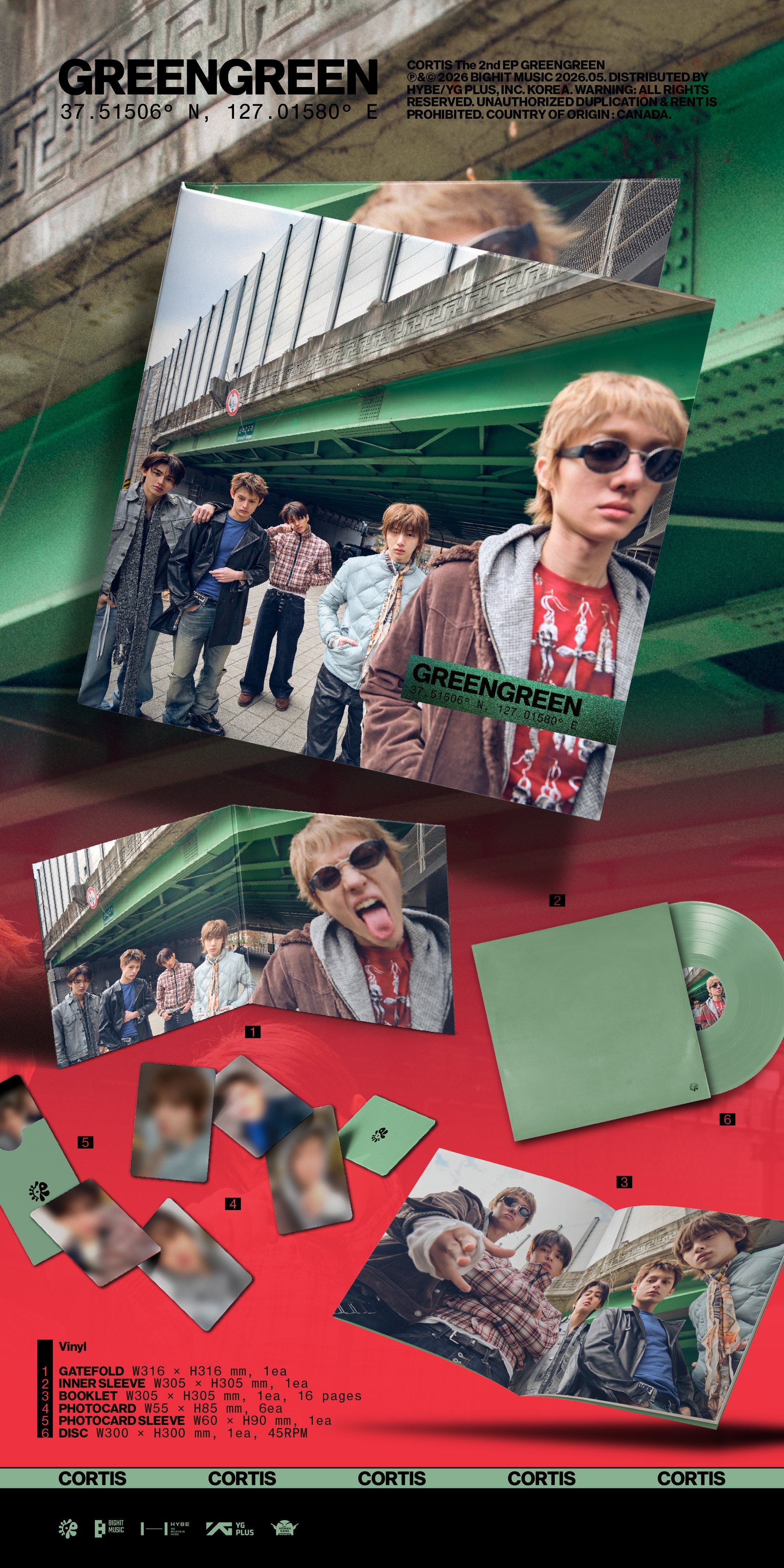 CORTIS - GREENGREEN (Vinyl) | Musica